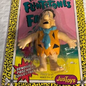 Toys Bend-Ems Hanna-Barber The Flintstones Fred Flintstone Vintage NOS Bendable